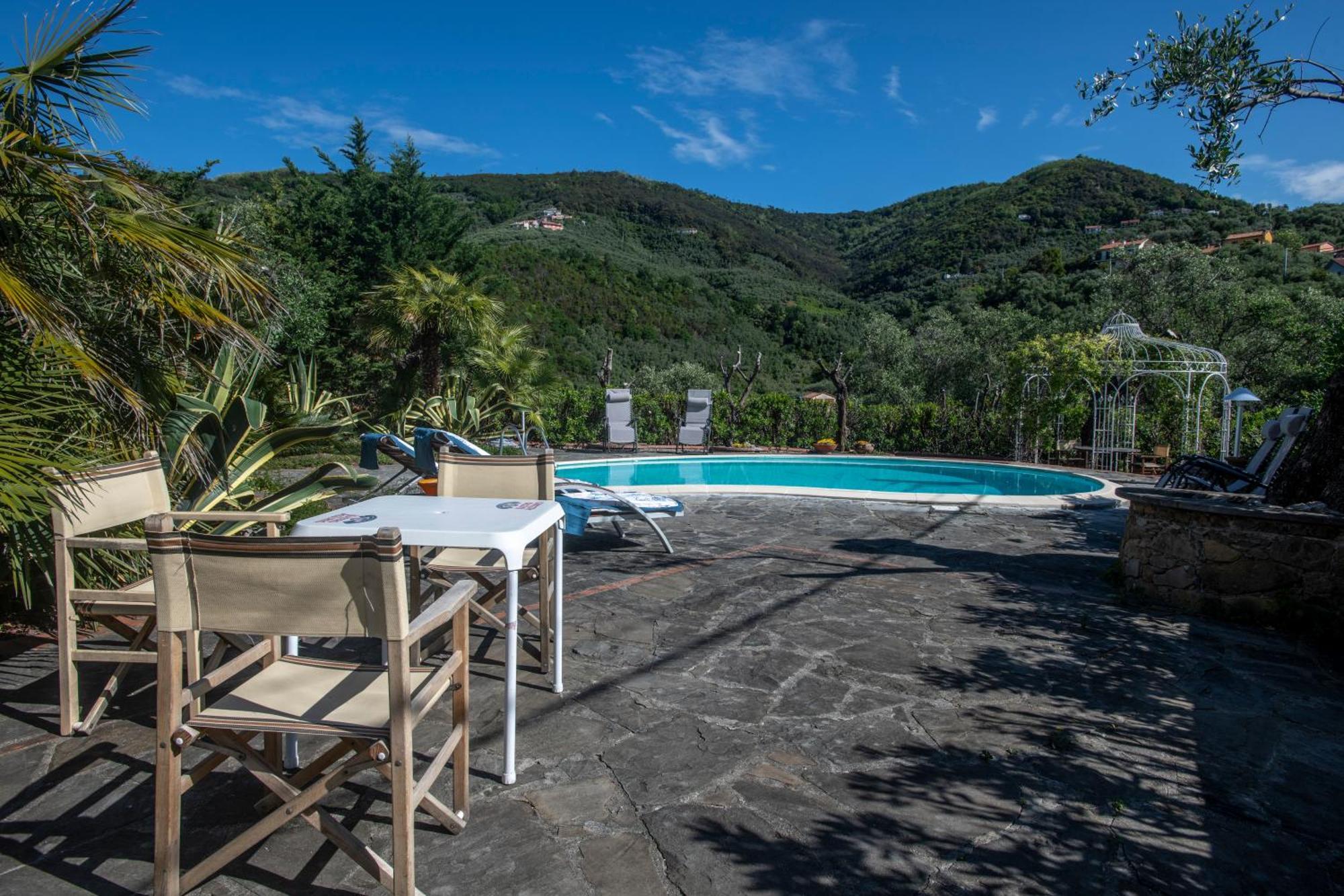 277 - Il Frantoio Della Marchesa - Giardino E Piscina Nel Verde Di Sestri Levante Buitenkant foto