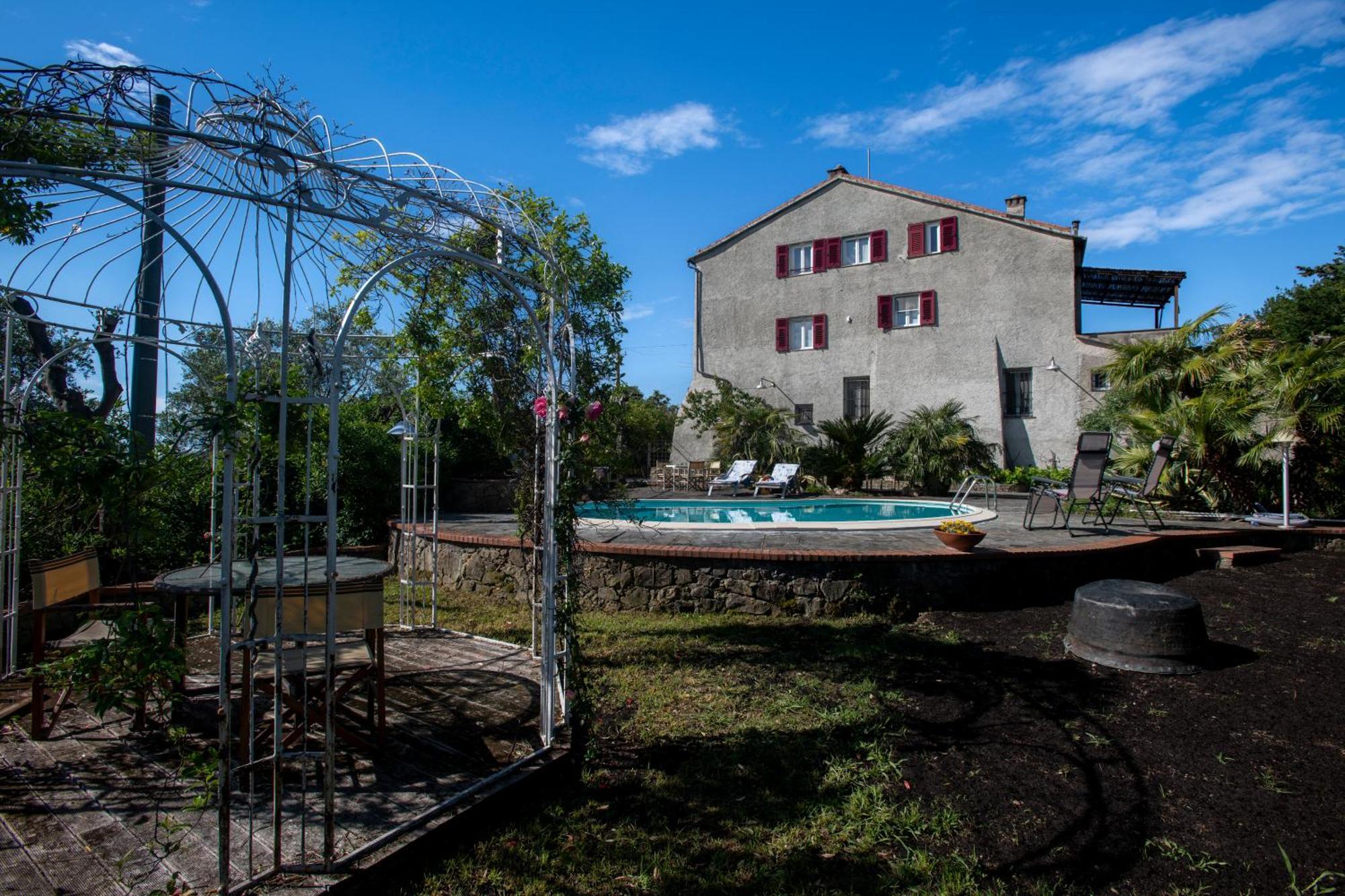 277 - Il Frantoio Della Marchesa - Giardino E Piscina Nel Verde Di Sestri Levante Buitenkant foto