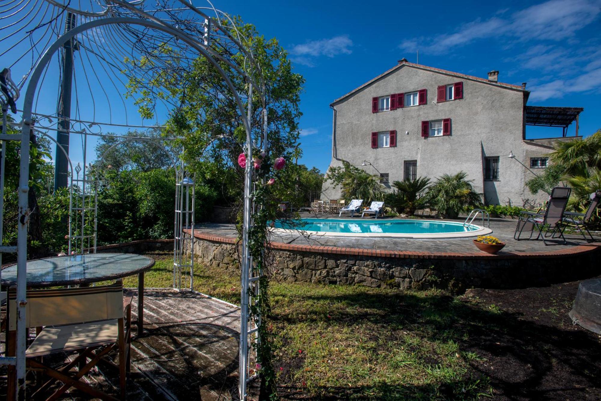277 - Il Frantoio Della Marchesa - Giardino E Piscina Nel Verde Di Sestri Levante Buitenkant foto
