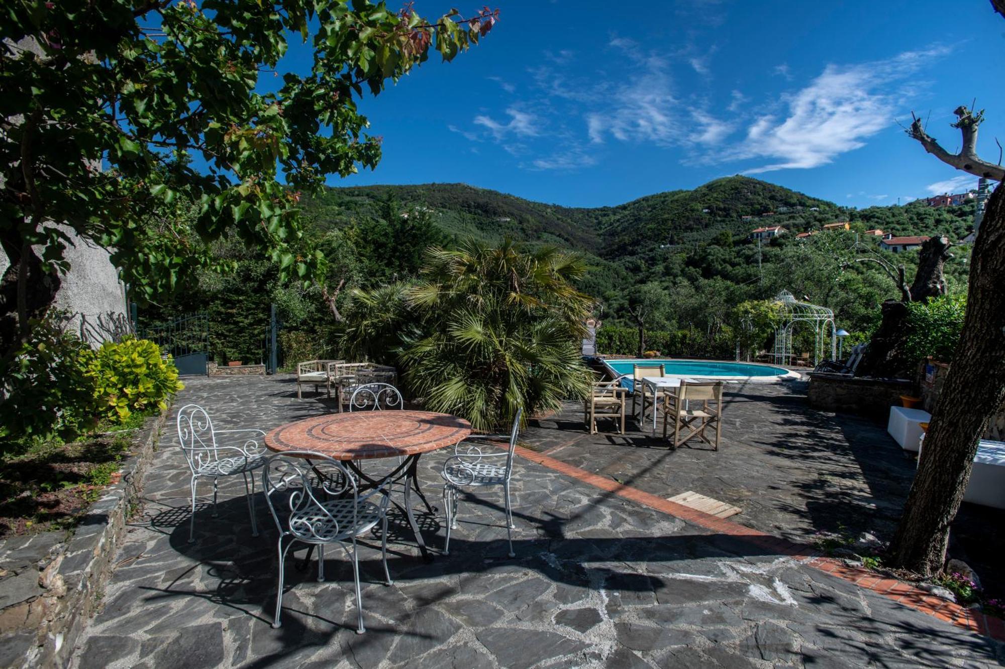 277 - Il Frantoio Della Marchesa - Giardino E Piscina Nel Verde Di Sestri Levante Buitenkant foto